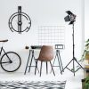 Stylish Black Decorative Metal Wall Accessory, 53 x 66 cm | 100% Metal, 1.2mm Thickness | Perfect for Modern Home Decor & Unique Wall Art