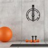 Stylish Black Decorative Metal Wall Accessory, 53 x 66 cm | 100% Metal, 1.2mm Thickness | Perfect for Modern Home Decor & Unique Wall Art