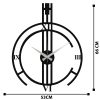 Stylish Black Decorative Metal Wall Accessory, 53 x 66 cm | 100% Metal, 1.2mm Thickness | Perfect for Modern Home Decor & Unique Wall Art