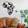 Stylish Black Decorative Metal Wall Accessory, 52 x 57 cm | 100% Metal, 1.2mm Thickness | Perfect for Modern Home Decor & Unique Wall Art