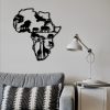 Stylish Black Decorative Metal Wall Accessory, 52 x 57 cm | 100% Metal, 1.2mm Thickness | Perfect for Modern Home Decor & Unique Wall Art