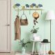 Hand-Painted Metal Wall Hook, 61 x 22.5 cm, 100% Metal (0.8 mm Thick) | Stylish & Durable Design for Home Organization & Decor