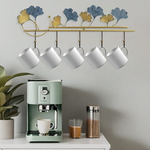 Hand-Painted Metal Wall Hook, 61 x 22.5 cm, 100% Metal (0.8 mm Thick) | Stylish & Durable Design for Home Organization & Decor