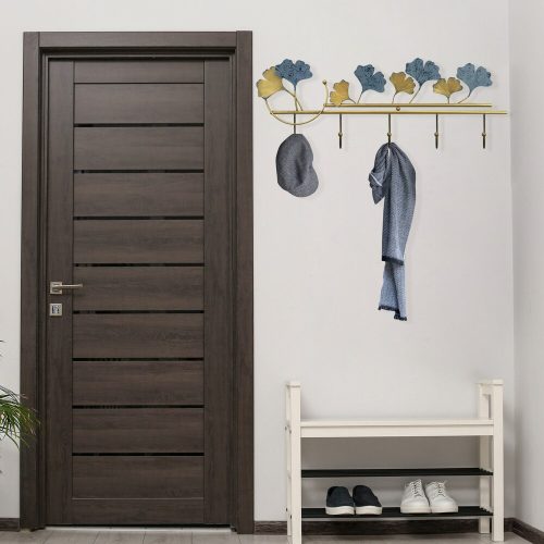 Hand-Painted Metal Wall Hook, 61 x 22.5 cm, 100% Metal (0.8 mm Thick) | Stylish & Durable Design for Home Organization & Decor