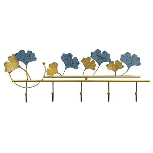 Hand-Painted Metal Wall Hook, 61 x 22.5 cm, 100% Metal (0.8 mm Thick) | Stylish & Durable Design for Home Organization & Decor