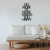 Stylish Black Decorative Metal Wall Accessory, 40 x 70 cm | 100% Metal, 1.2mm Thickness | Perfect for Modern Home Decor & Office Spaces
