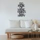Stylish Black Decorative Metal Wall Accessory, 40 x 70 cm | 100% Metal, 1.2mm Thickness | Perfect for Modern Home Decor & Office Spaces