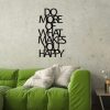 Stylish Black Decorative Metal Wall Accessory, 40 x 70 cm | 100% Metal, 1.2mm Thickness | Perfect for Modern Home Decor & Office Spaces