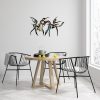 Stylish Decorative Metal Wall Accessory, 65.5 x 38.5 cm | Durable 1.20 mm Metal & 3 mm Wood | Perfect for Home Decor & Modern Spaces