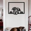 Stylish Black Decorative Metal Wall Accessory, 70 x 54 cm | 100% Metal, 1.2mm Thickness | Perfect for Modern Home Decor & Unique Wall Art