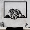 Stylish Black Decorative Metal Wall Accessory, 70 x 54 cm | 100% Metal, 1.2mm Thickness | Perfect for Modern Home Decor & Unique Wall Art