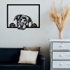 Stylish Black Decorative Metal Wall Accessory, 70 x 54 cm | 100% Metal, 1.2mm Thickness | Perfect for Modern Home Decor & Unique Wall Art
