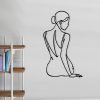 Stylish Black Decorative Metal Wall Accessory, 38 x 65 cm | 100% Metal, 1.2 mm Thickness | Perfect for Modern Home Decor & Unique Wall Art