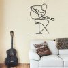 Stylish Black Decorative Metal Wall Accessory, 46 x 56 cm | 100% Metal, 1.2 mm Thickness | Perfect for Modern Home Decor & Unique Wall Art