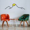 Stylish Decorative Metal Wall Accessory, 100 x 29 cm | Durable 1.20 mm Metal & 3 mm Wood | Perfect for Modern Home Decor & Unique Wall Art