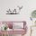 Stylish Decorative Metal Wall Accessory, 66 x 35 cm | Durable 1.20 mm Metal & 3 mm Wood | Perfect for Modern Home Decor & Unique Wall Art