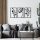 Stylish Black Decorative Metal Wall Accessory, 70 x 39 cm | 100% Metal, 1.2mm Thickness | Perfect for Modern Home Decor & Office Spaces
