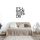 Stylish Black Decorative Metal Wall Accessory, 70 x 61 cm | 100% Metal, 1.2mm Thickness | Perfect for Modern Home Decor & Art Display