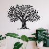 Stylish Black Decorative Metal Wall Accessory, 69 x 52 cm | 100% Metal, 1.2 mm Thickness | Perfect for Modern Home Decor & Unique Wall Art