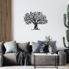 Stylish Black Decorative Metal Wall Accessory, 69 x 52 cm | 100% Metal, 1.2 mm Thickness | Perfect for Modern Home Decor & Unique Wall Art