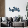 Hand-Painted Decorative Metal Wall Accessory, 79 x 35 cm | 100% Metal, 0.8 mm Thickness | Unique Color Variations for Stylish Home Decor