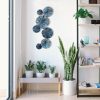 Hand-Painted Decorative Metal Wall Accessory, 79 x 35 cm | 100% Metal, 0.8 mm Thickness | Unique Color Variations for Stylish Home Decor