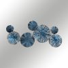 Hand-Painted Decorative Metal Wall Accessory, 79 x 35 cm | 100% Metal, 0.8 mm Thickness | Unique Color Variations for Stylish Home Decor