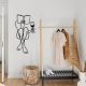 Stylish Black Decorative Metal Wall Accessory, 38 x 73 cm | 100% Metal, 1.2 mm Thickness | Perfect for Modern Home Decor & Unique Wall Art