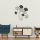 Hand-Painted Decorative Metal Wall Accessory, 76 x 5 x 70 cm | 100% Metal, 0.8 mm Thickness | Unique Color Variations for Stylish Home Decor