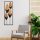 Hand-Painted Decorative Metal Wall Accessory, 32 x 5 x 90 cm | 100% Metal, 0.8 mm Thickness | Unique Art Piece for Home Decor, Vivid Colors & Textures
