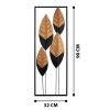 Hand-Painted Decorative Metal Wall Accessory, 32 x 5 x 90 cm | 100% Metal, 0.8 mm Thickness | Unique Art Piece for Home Decor, Vivid Colors & Textures
