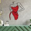 Stylish Decorative Metal Wall Accessory, 56 x 70 cm | Durable 1.20 mm Metal & 3 mm Wood | Perfect for Modern Home Decor & Unique Wall Art