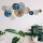 Hand-Painted Decorative Metal Wall Accessory, 90 x 8 x 42 cm | 100% Metal, 0.8 mm Thickness | Unique Color Variations for Stylish Home Decor