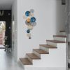 Hand-Painted Decorative Metal Wall Accessory, 90 x 8 x 42 cm | 100% Metal, 0.8 mm Thickness | Unique Color Variations for Stylish Home Decor