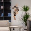 Hand-Painted Decorative Metal Wall Accessory, 90 x 8 x 42 cm | 100% Metal, 0.8 mm Thickness | Unique Color Variations for Stylish Home Decor