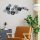 Hand-Painted Decorative Metal Wall Accessory, 90 x 8 x 42 cm | 100% Metal, 0.8 mm Thickness | Unique Color Variations for Stylish Home Decor