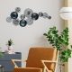 Hand-Painted Decorative Metal Wall Accessory, 90 x 8 x 42 cm | 100% Metal, 0.8 mm Thickness | Unique Color Variations for Stylish Home Decor