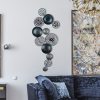 Hand-Painted Decorative Metal Wall Accessory, 90 x 8 x 42 cm | 100% Metal, 0.8 mm Thickness | Unique Color Variations for Stylish Home Decor