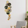 Hand-Painted Decorative Metal Wall Accessory, 90 x 8 x 42 cm | 100% Metal, 0.8 mm Thickness | Unique Color Variations for Stylish Home Decor