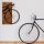 Elegant Decorative Wooden Wall Accessory, 45 x 58 cm | 100% Metal Frame (1.2 mm) & Solid Wood (3 cm) | Stylish Black & Walnut Design for Home Decor