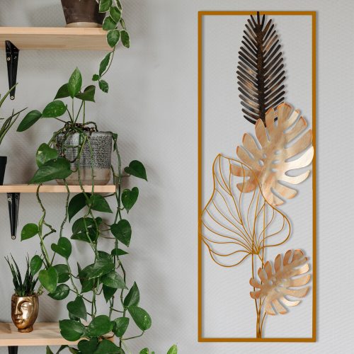 Hand-Painted Decorative Metal Wall Accessory, 32 x 5 x 90 cm | 100% Metal, 0.8 mm Thick | Unique Design, Perfect for Home Decor & Accent Walls