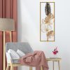 Hand-Painted Decorative Metal Wall Accessory, 32 x 5 x 90 cm | 100% Metal, 0.8 mm Thick | Unique Design, Perfect for Home Decor & Accent Walls