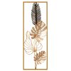 Hand-Painted Decorative Metal Wall Accessory, 32 x 5 x 90 cm | 100% Metal, 0.8 mm Thick | Unique Design, Perfect for Home Decor & Accent Walls