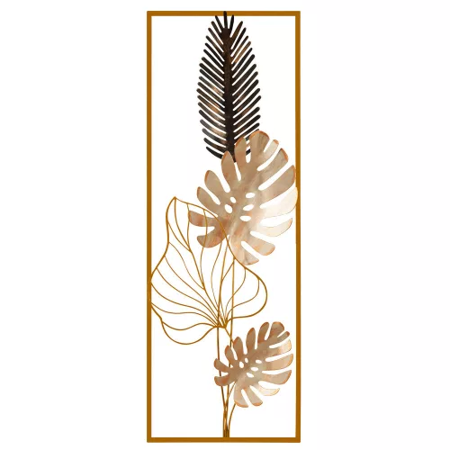Hand-Painted Decorative Metal Wall Accessory, 32 x 5 x 90 cm | 100% Metal, 0.8 mm Thick | Unique Design, Perfect for Home Decor & Accent Walls