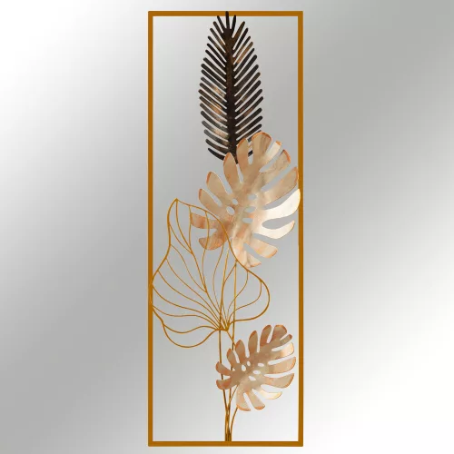 Hand-Painted Decorative Metal Wall Accessory, 32 x 5 x 90 cm | 100% Metal, 0.8 mm Thick | Unique Design, Perfect for Home Decor & Accent Walls