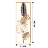 Hand-Painted Decorative Metal Wall Accessory, 32 x 5 x 90 cm | 100% Metal, 0.8 mm Thick | Unique Design, Perfect for Home Decor & Accent Walls