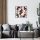 Hand-Painted Decorative Metal Wall Accessory, 55 x 55 cm, 100% Metal (0.8 mm) | Unique Color Variations for Stylish Home Decor | Elegant & Durable
