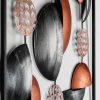 Hand-Painted Decorative Metal Wall Accessory, 55 x 55 cm, 100% Metal (0.8 mm) | Unique Color Variations for Stylish Home Decor | Elegant & Durable