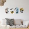 Stylish Decorative Metal Wall Accessory, 159 x 58 cm | Durable 1.20 mm Metal & 3 mm Wood | Perfect for Modern Home Decor & Office Spaces