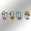 Stylish Decorative Metal Wall Accessory, 159 x 58 cm | Durable 1.20 mm Metal & 3 mm Wood | Perfect for Modern Home Decor & Office Spaces